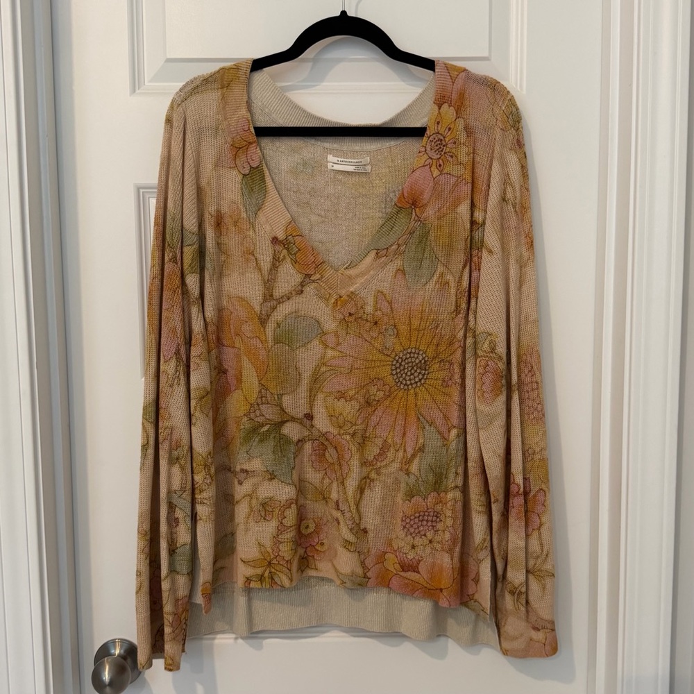 Stunning Floral Sweater from Anthropologie